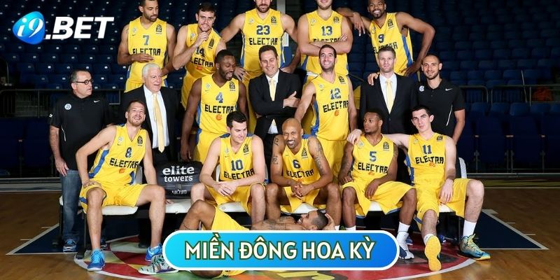 Đội tuyển tham dự giải bóng rổ NBA ở miền Đông Hoa Kỳ